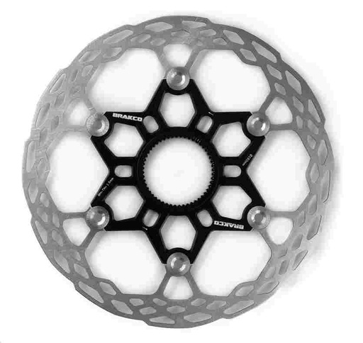 [BKR129] Disco de Freno BRAKCO FRC-Ultralight 160mm, Center Lock, Flotante, 1,8 mm, 95g