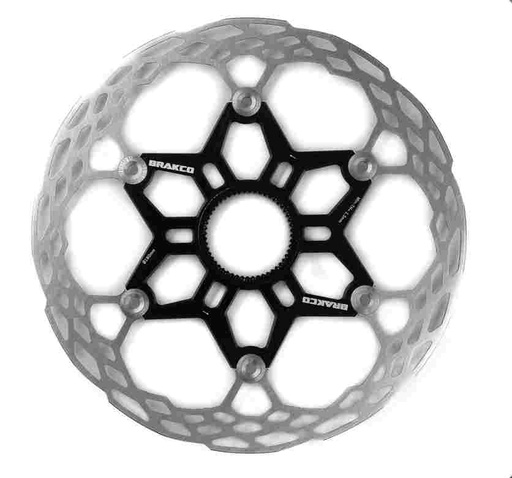 [BKR130] Disco de Freno BRAKCO FRC-Ultralight 180mm, Center Lock, Flotante, 1,8 mm, 119g